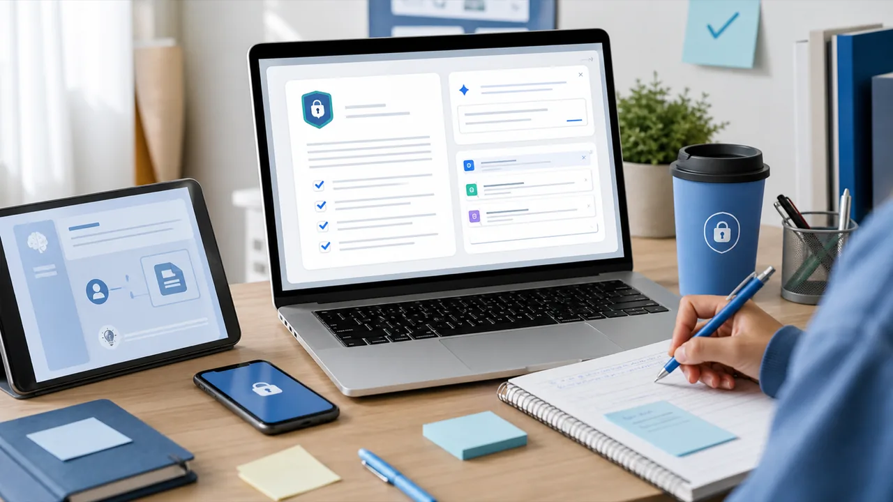 AI study safety checklist with policy privacy verification and no ghostwriting reminders