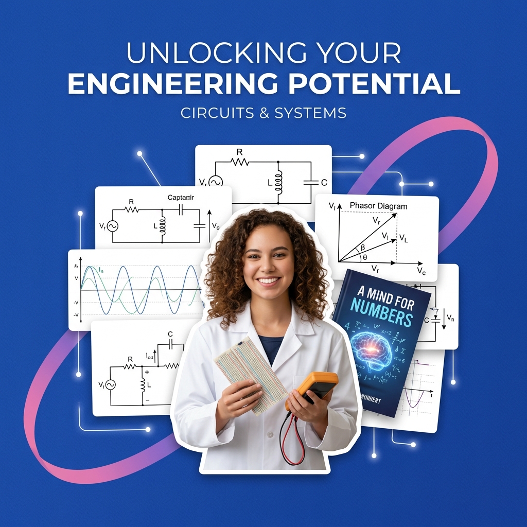 Electrical engineering student using AI as a Socratic coach to map phasor diagrams and AC circuit impedance equations safely