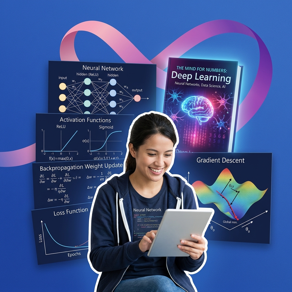 CS student using AI to Socraticly study neural network backpropagation equations and loss functions