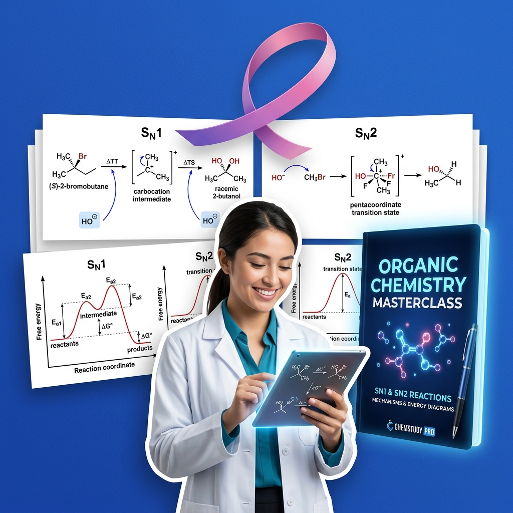 Chemistry student using AI to Socraticly study SN1, SN2, E1, and E2 reaction mechanisms